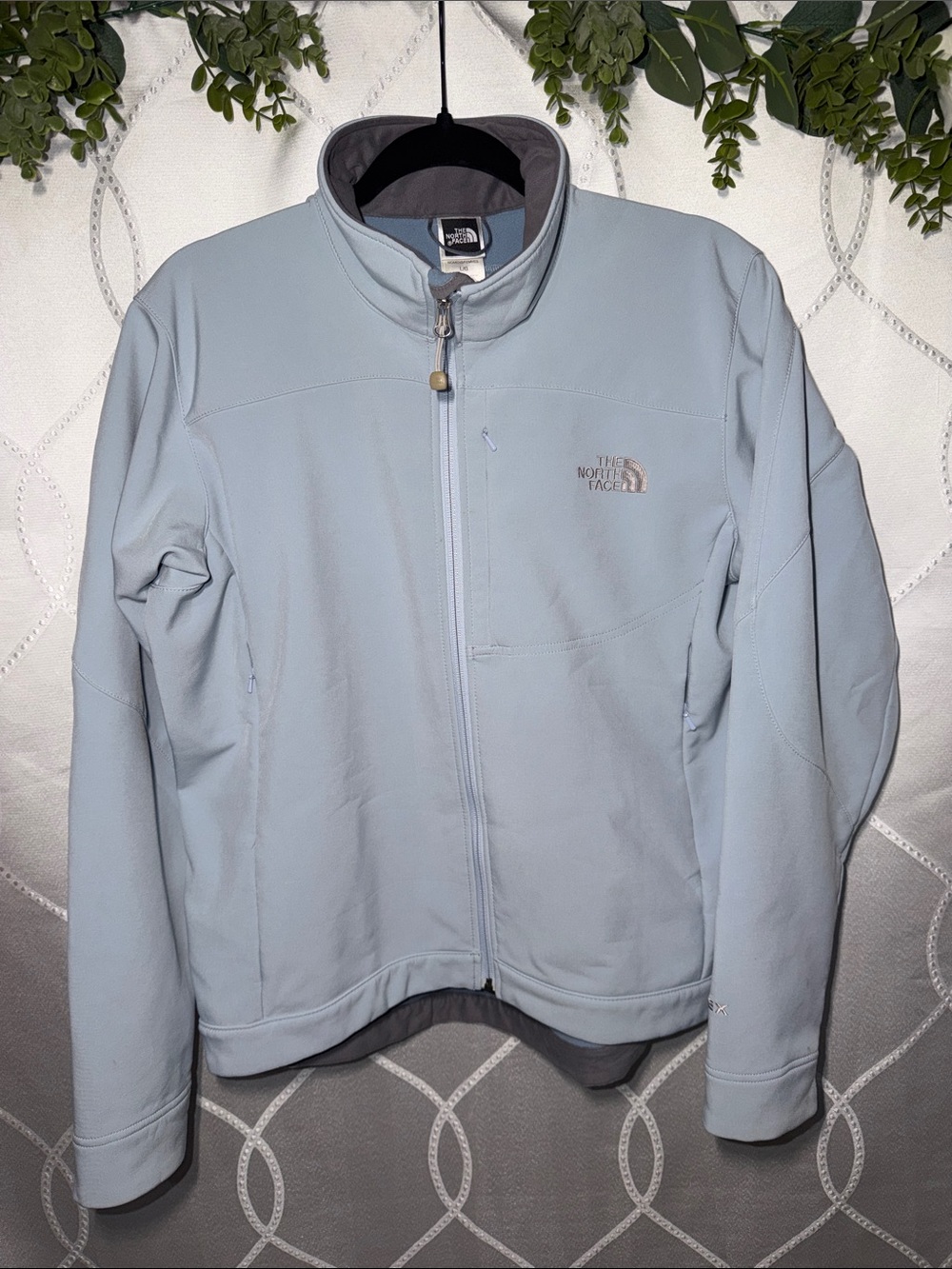 The North Face Light Blue Men's Softshell Jacket